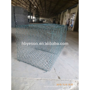 De bonne qualité Galvanisé / PVC Revêtue Gabion Box Wire Mesh (Factory)